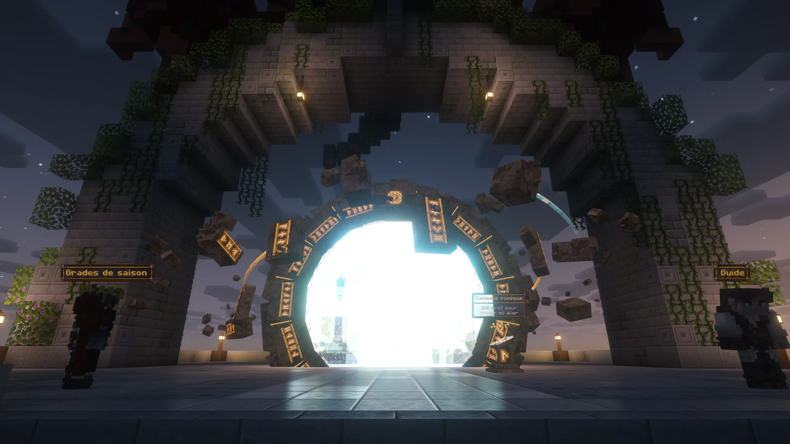 Capture en jeu : Les portails runiques